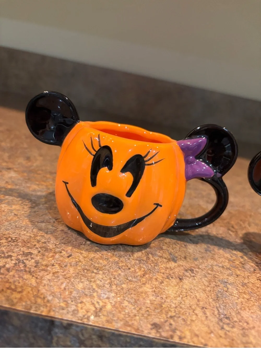 Disney Mickey & Minnie Pumpkin mini-Mugs — halloween fall home decor